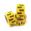 Gasmarkeringstape - Enkeltklæbene tape